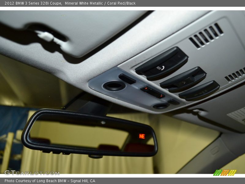 Mineral White Metallic / Coral Red/Black 2012 BMW 3 Series 328i Coupe