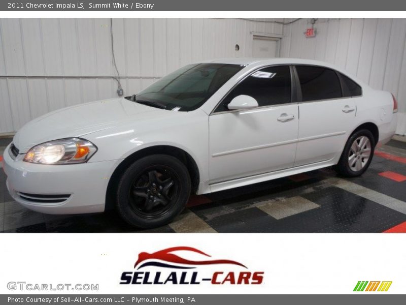 Summit White / Ebony 2011 Chevrolet Impala LS