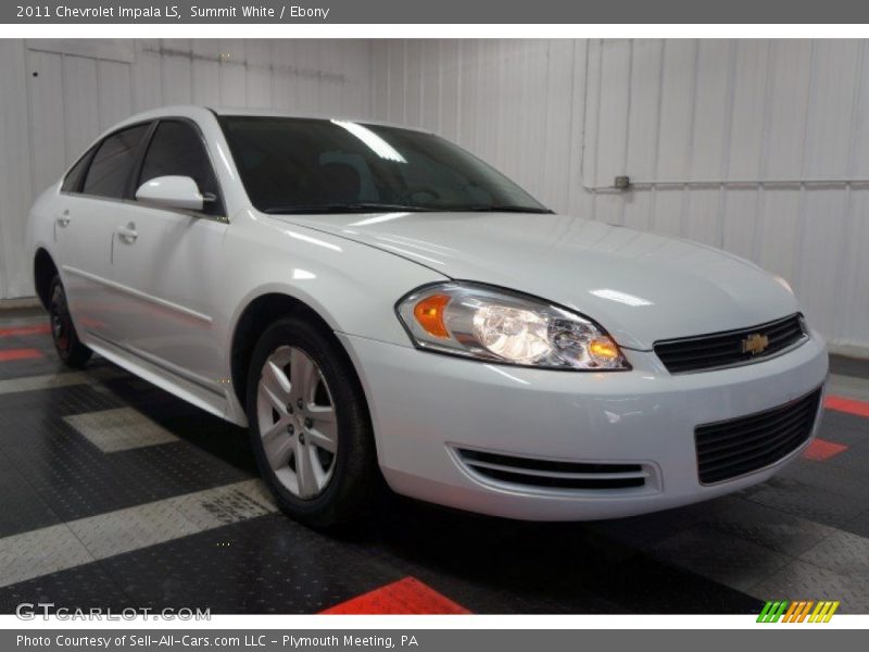 Summit White / Ebony 2011 Chevrolet Impala LS