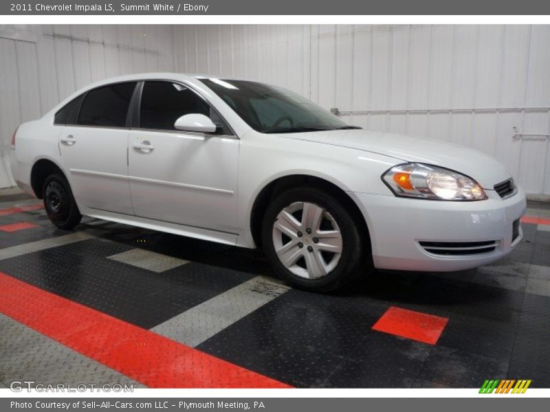 Summit White / Ebony 2011 Chevrolet Impala LS