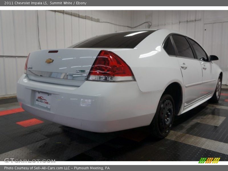 Summit White / Ebony 2011 Chevrolet Impala LS