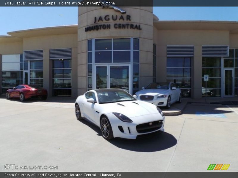 Polaris White / Jet/Ivory Duotone 2015 Jaguar F-TYPE R Coupe