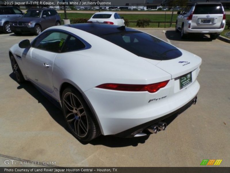 Polaris White / Jet/Ivory Duotone 2015 Jaguar F-TYPE R Coupe