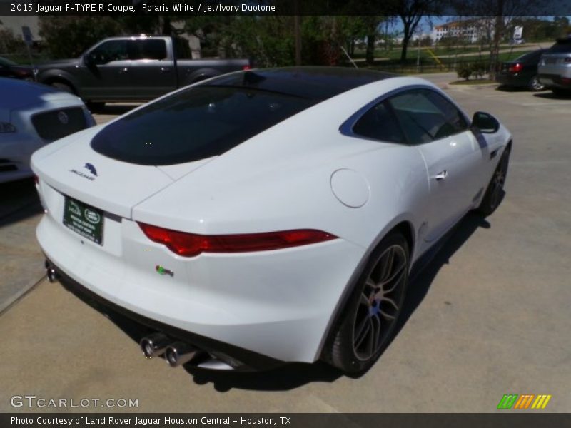 Polaris White / Jet/Ivory Duotone 2015 Jaguar F-TYPE R Coupe