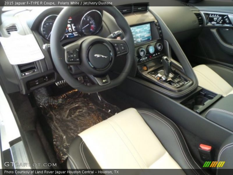  2015 F-TYPE R Coupe Jet/Ivory Duotone Interior