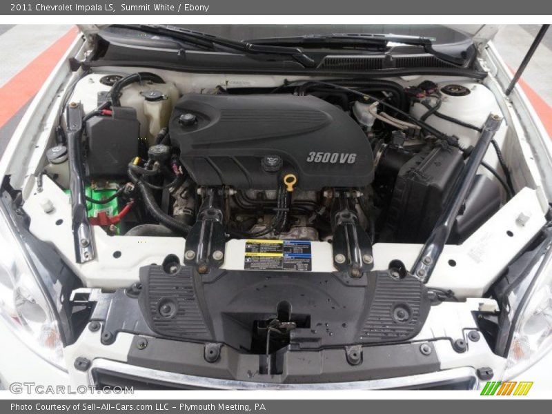 Summit White / Ebony 2011 Chevrolet Impala LS