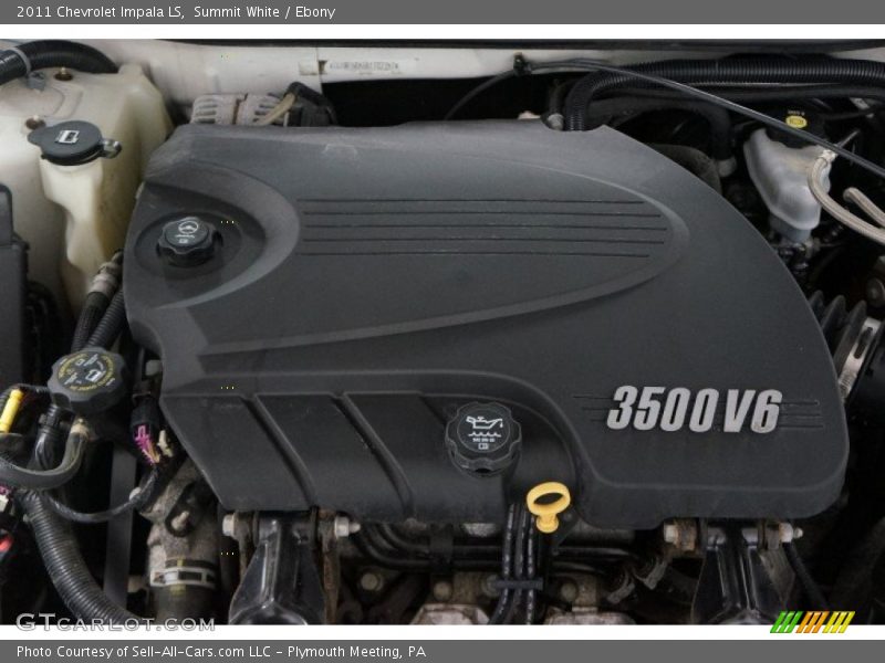 Summit White / Ebony 2011 Chevrolet Impala LS