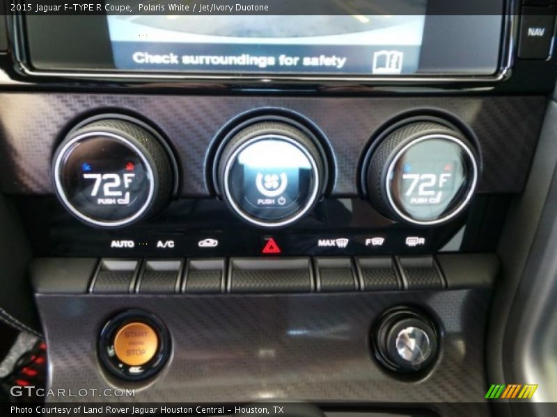 Controls of 2015 F-TYPE R Coupe