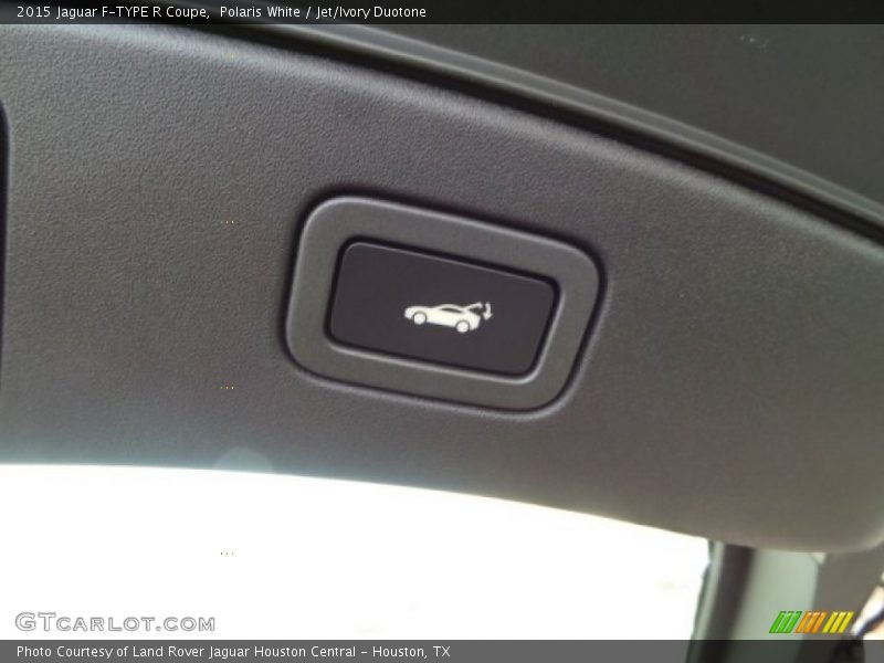 Polaris White / Jet/Ivory Duotone 2015 Jaguar F-TYPE R Coupe