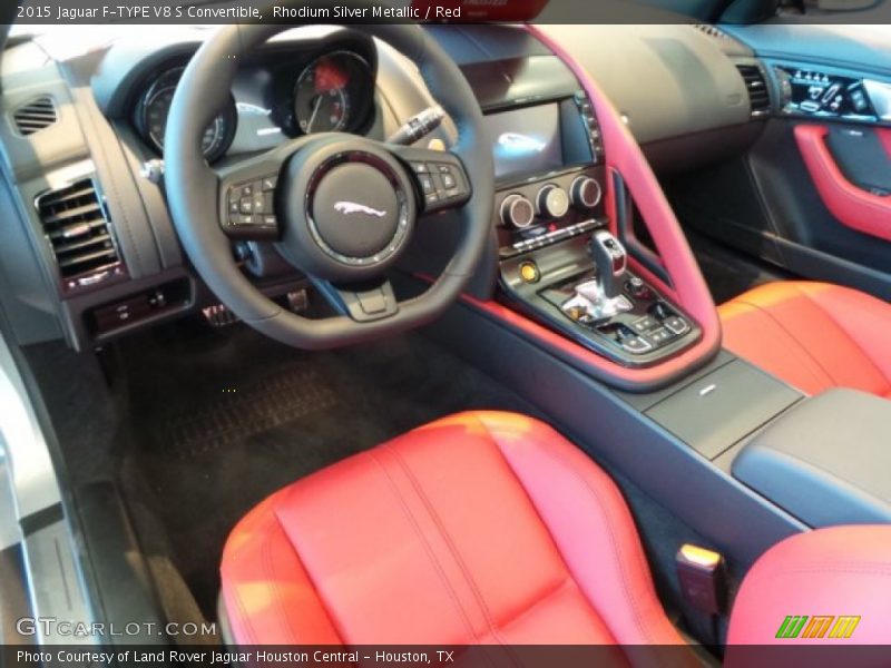 Red Interior - 2015 F-TYPE V8 S Convertible 