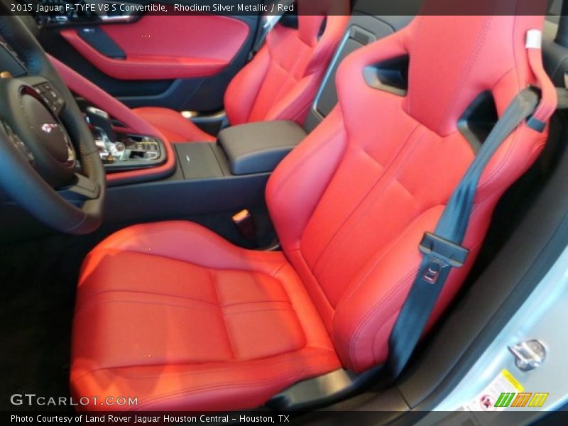 Front Seat of 2015 F-TYPE V8 S Convertible