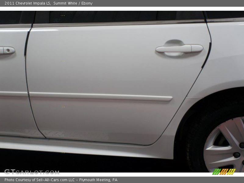 Summit White / Ebony 2011 Chevrolet Impala LS