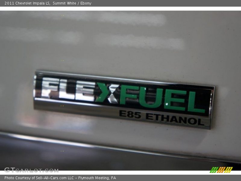 Summit White / Ebony 2011 Chevrolet Impala LS