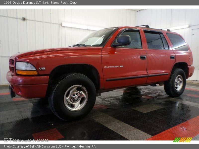Flame Red / Gray 1998 Dodge Durango SLT 4x4