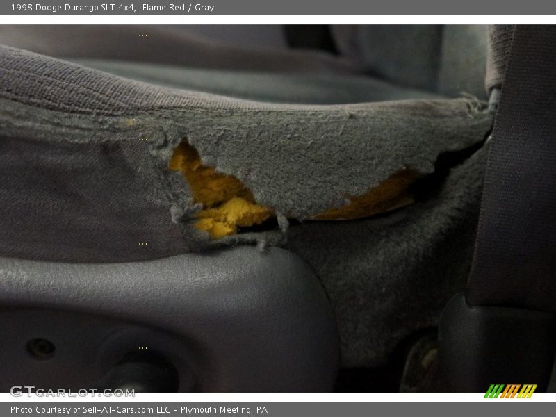 Flame Red / Gray 1998 Dodge Durango SLT 4x4