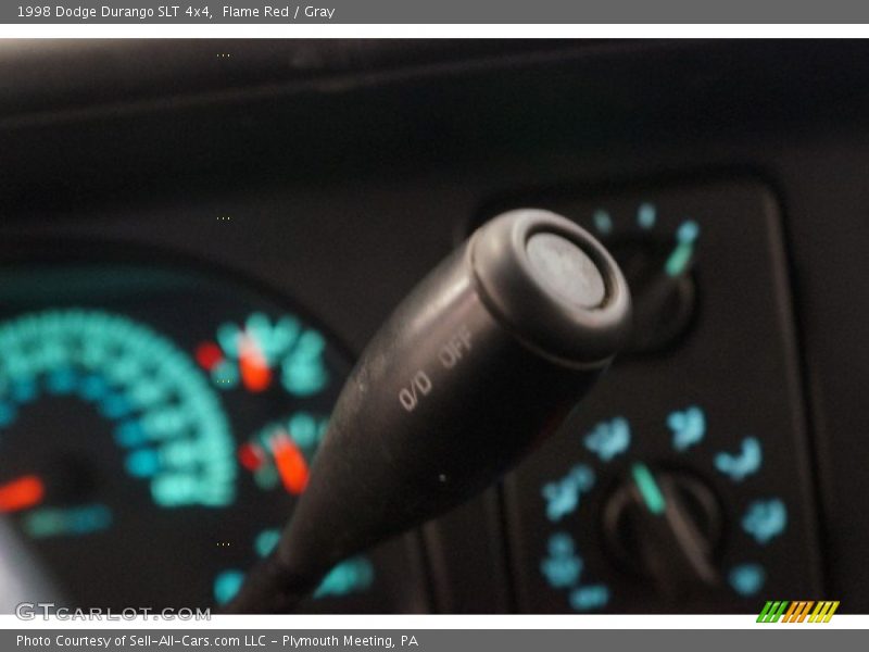 Flame Red / Gray 1998 Dodge Durango SLT 4x4