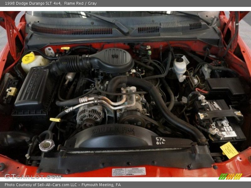  1998 Durango SLT 4x4 Engine - 5.2 Liter OHV 16-Valve V8