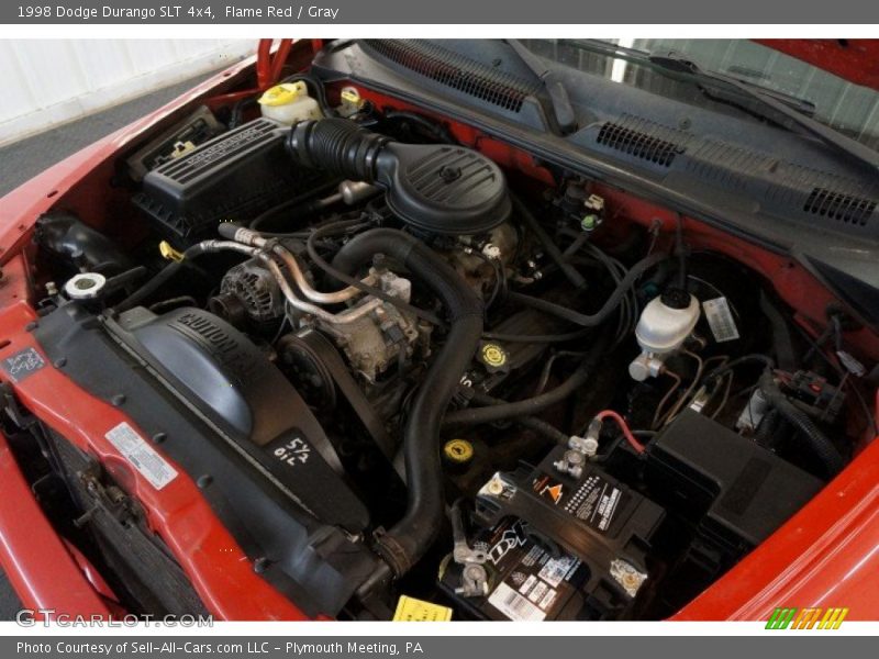 Flame Red / Gray 1998 Dodge Durango SLT 4x4