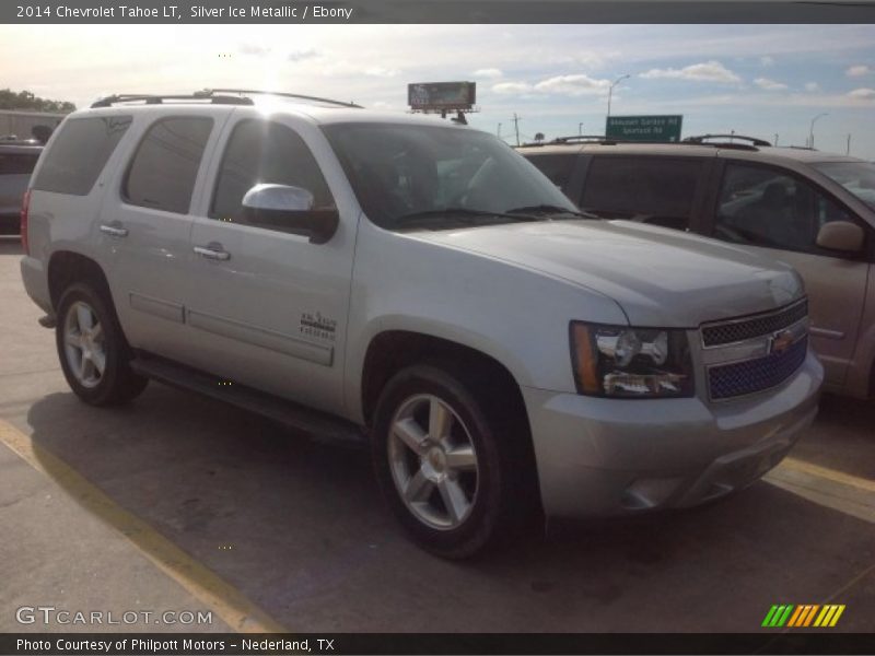 Silver Ice Metallic / Ebony 2014 Chevrolet Tahoe LT