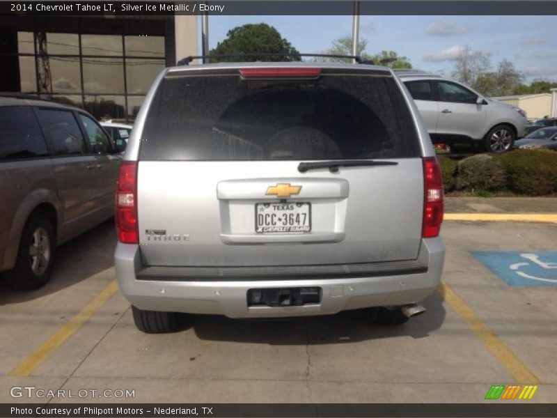 Silver Ice Metallic / Ebony 2014 Chevrolet Tahoe LT