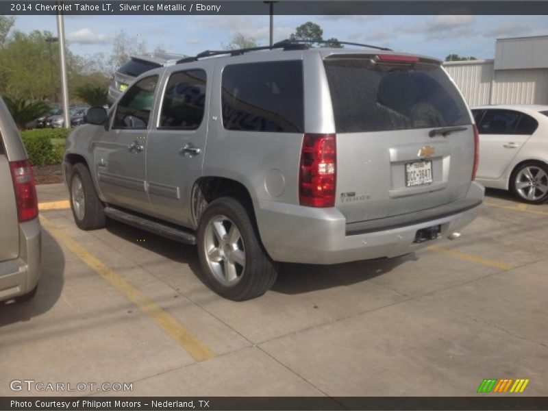 Silver Ice Metallic / Ebony 2014 Chevrolet Tahoe LT