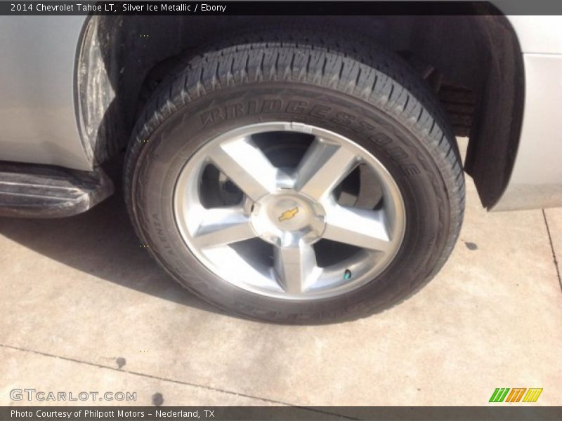 Silver Ice Metallic / Ebony 2014 Chevrolet Tahoe LT