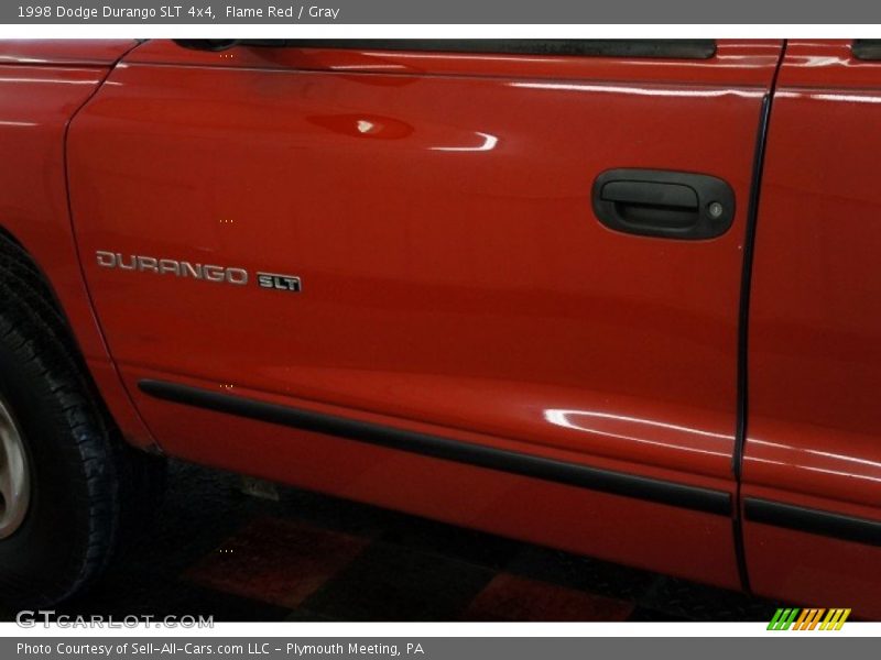 Flame Red / Gray 1998 Dodge Durango SLT 4x4