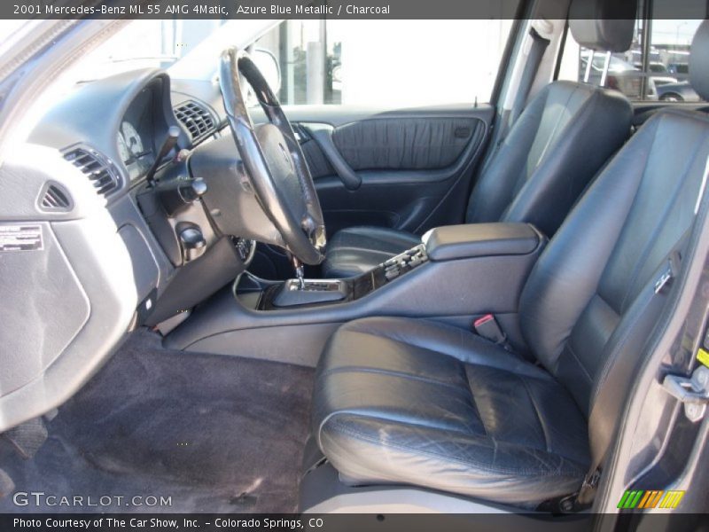 Azure Blue Metallic / Charcoal 2001 Mercedes-Benz ML 55 AMG 4Matic
