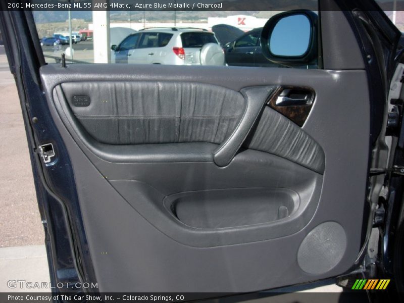 Azure Blue Metallic / Charcoal 2001 Mercedes-Benz ML 55 AMG 4Matic