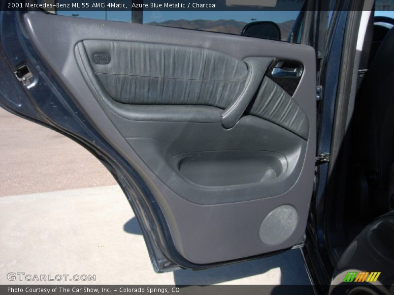 Azure Blue Metallic / Charcoal 2001 Mercedes-Benz ML 55 AMG 4Matic
