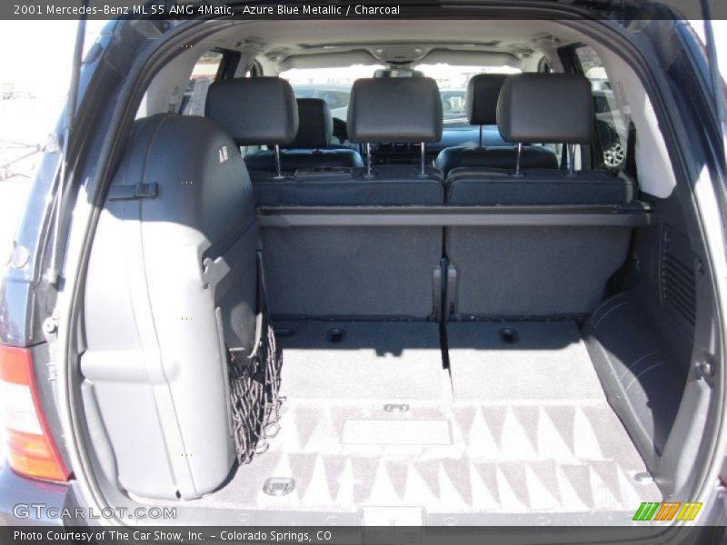 Azure Blue Metallic / Charcoal 2001 Mercedes-Benz ML 55 AMG 4Matic