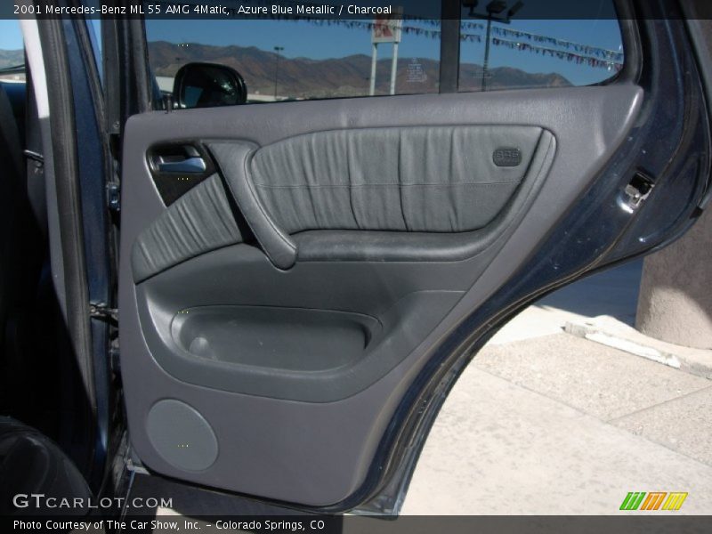 Azure Blue Metallic / Charcoal 2001 Mercedes-Benz ML 55 AMG 4Matic
