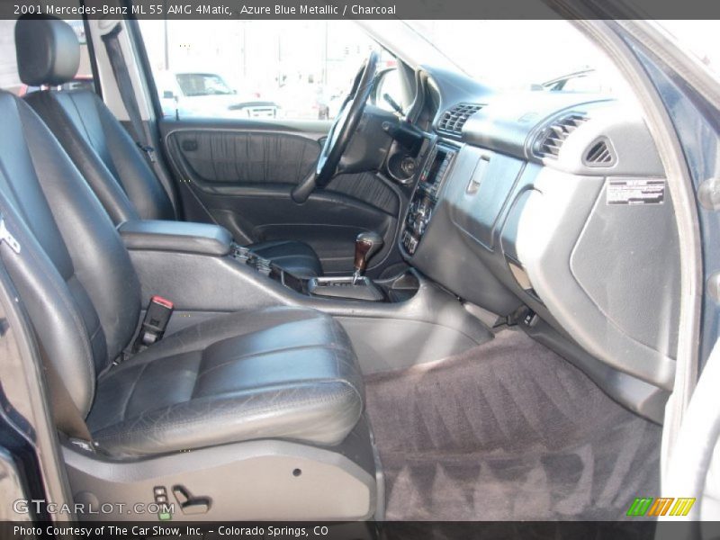 Azure Blue Metallic / Charcoal 2001 Mercedes-Benz ML 55 AMG 4Matic