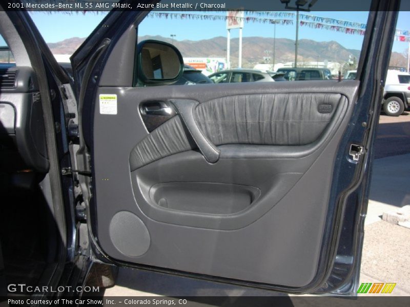Azure Blue Metallic / Charcoal 2001 Mercedes-Benz ML 55 AMG 4Matic