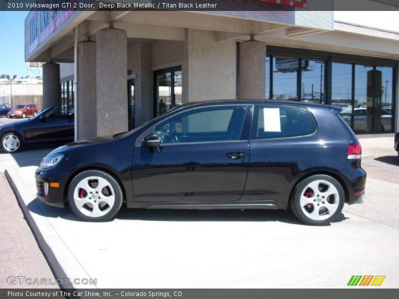 Deep Black Metallic / Titan Black Leather 2010 Volkswagen GTI 2 Door