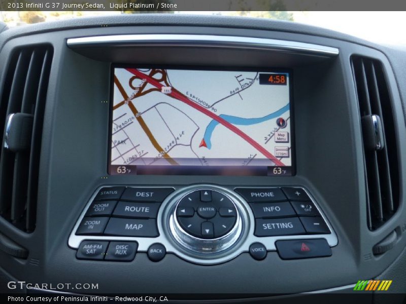 Liquid Platinum / Stone 2013 Infiniti G 37 Journey Sedan
