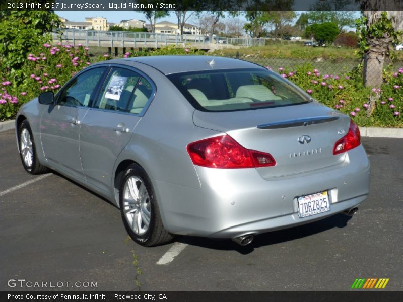 Liquid Platinum / Stone 2013 Infiniti G 37 Journey Sedan