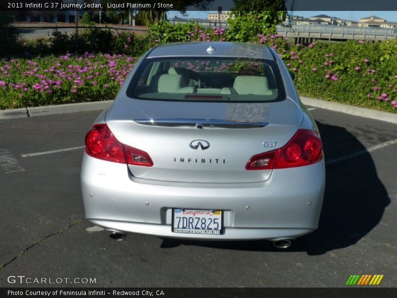 Liquid Platinum / Stone 2013 Infiniti G 37 Journey Sedan