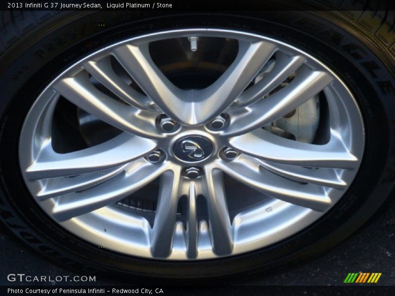 Liquid Platinum / Stone 2013 Infiniti G 37 Journey Sedan