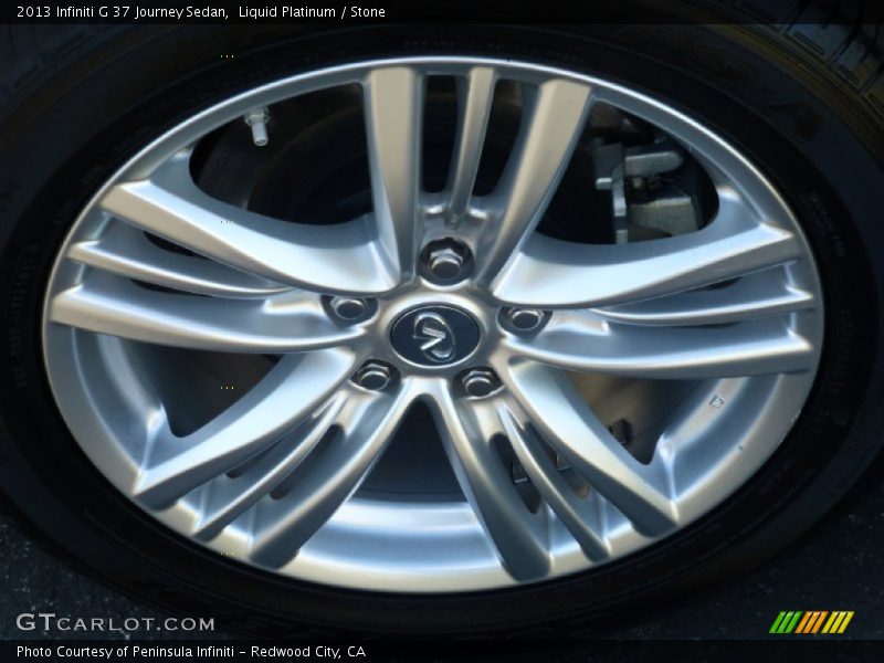 Liquid Platinum / Stone 2013 Infiniti G 37 Journey Sedan