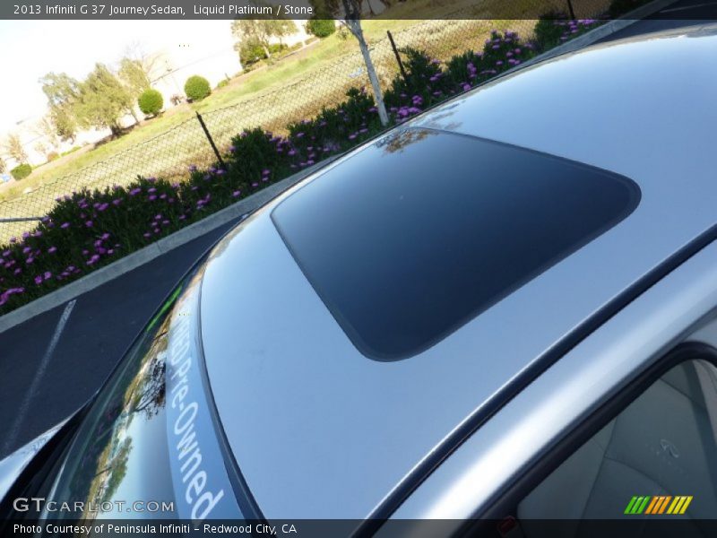 Liquid Platinum / Stone 2013 Infiniti G 37 Journey Sedan