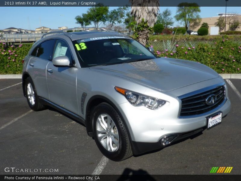 Liquid Platinum / Graphite 2013 Infiniti FX 37 AWD