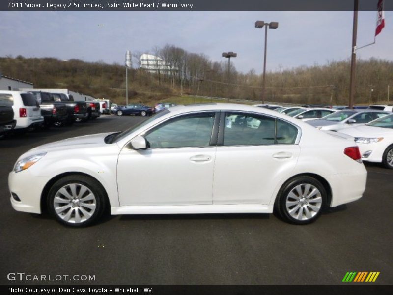 Satin White Pearl / Warm Ivory 2011 Subaru Legacy 2.5i Limited