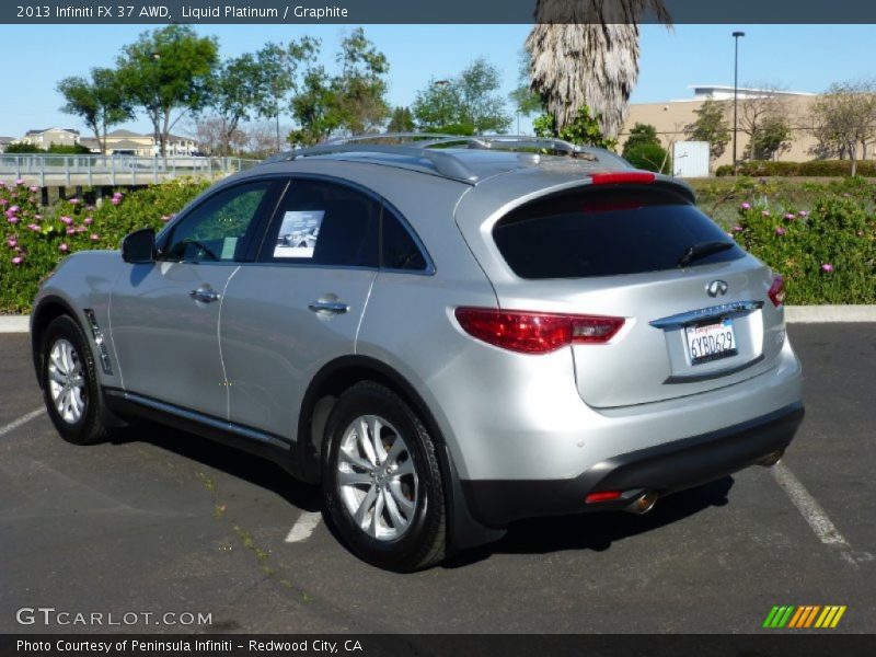Liquid Platinum / Graphite 2013 Infiniti FX 37 AWD