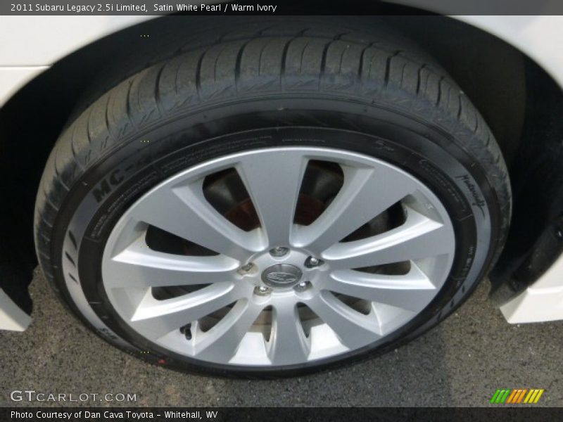 Satin White Pearl / Warm Ivory 2011 Subaru Legacy 2.5i Limited