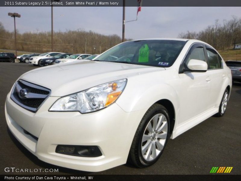 Satin White Pearl / Warm Ivory 2011 Subaru Legacy 2.5i Limited