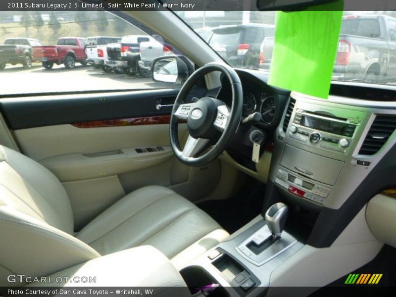 Satin White Pearl / Warm Ivory 2011 Subaru Legacy 2.5i Limited