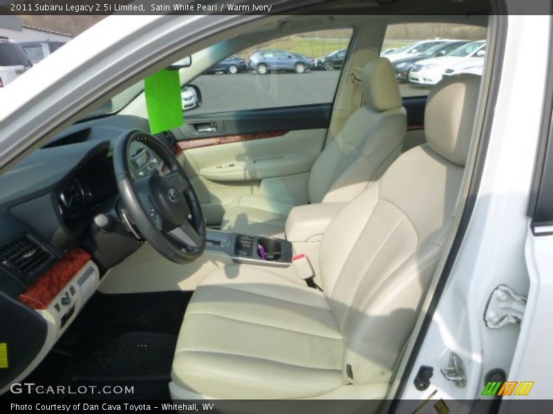 Satin White Pearl / Warm Ivory 2011 Subaru Legacy 2.5i Limited