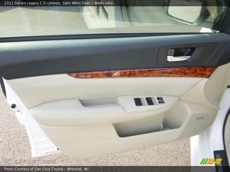 Satin White Pearl / Warm Ivory 2011 Subaru Legacy 2.5i Limited