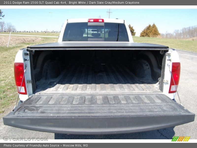 Bright White / Dark Slate Gray/Medium Graystone 2011 Dodge Ram 1500 SLT Quad Cab 4x4